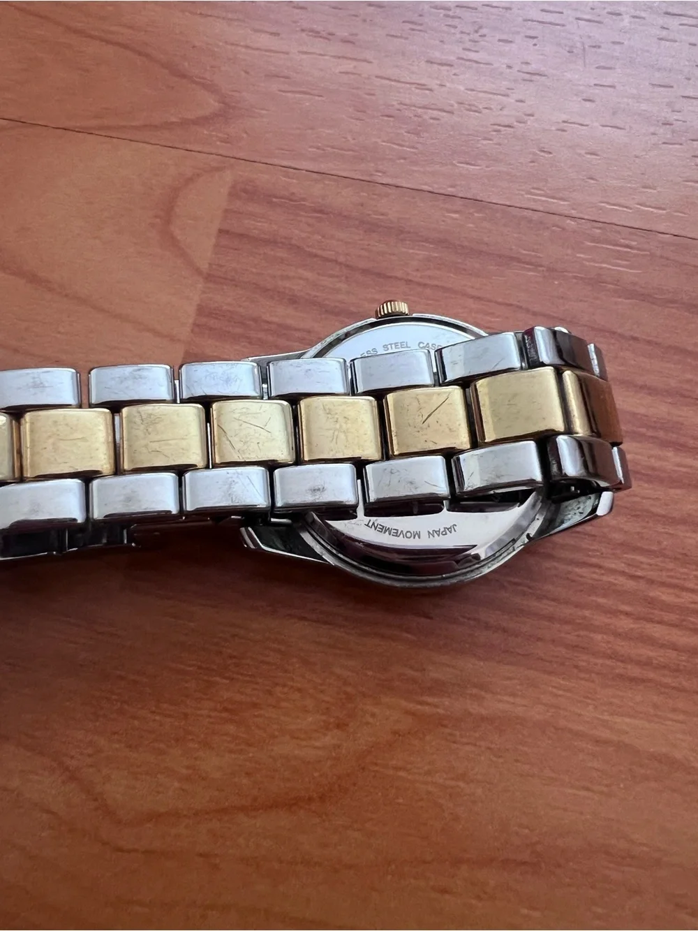Betsey Johnson Pink and Gold Watch